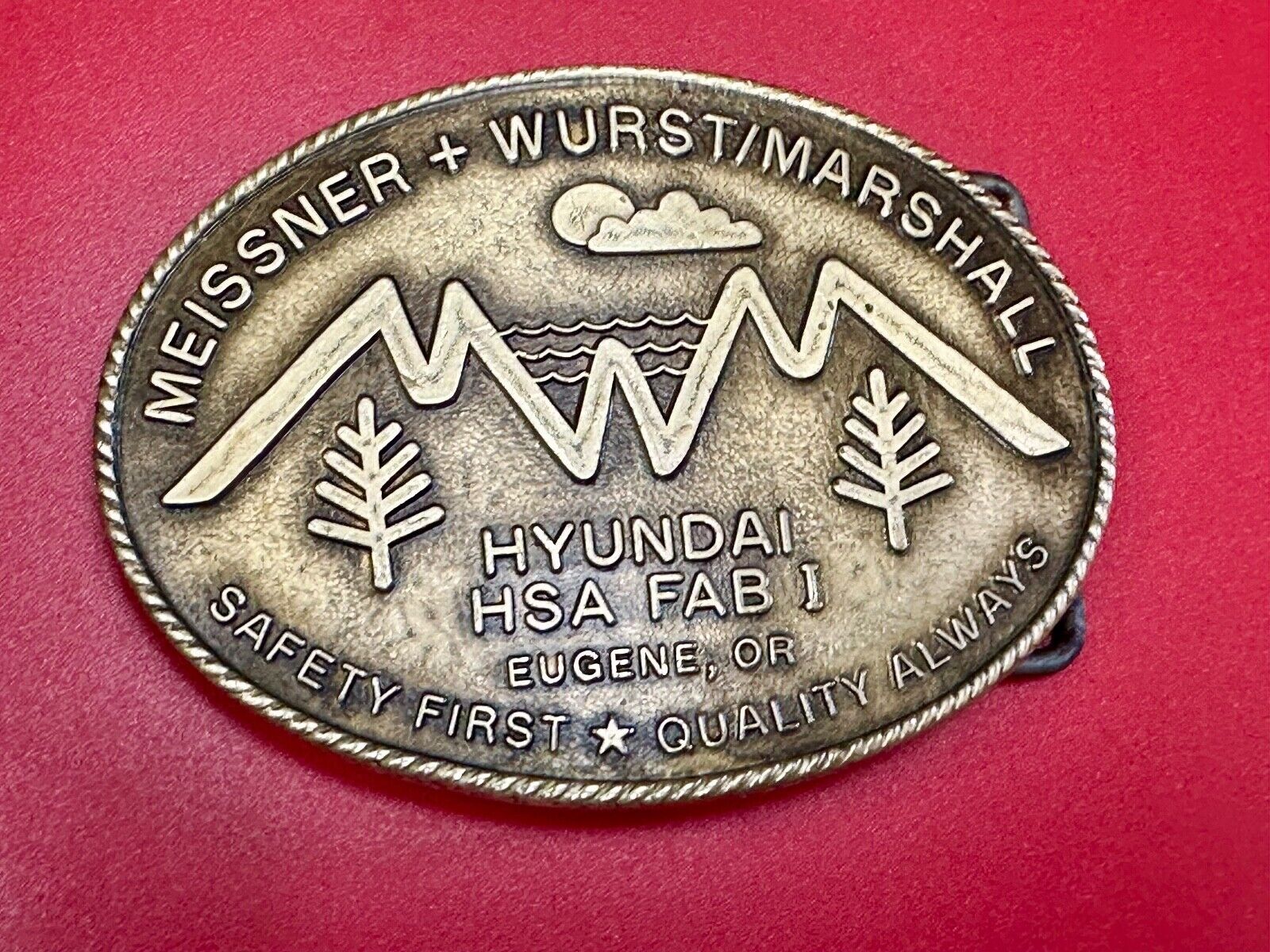 belt buckle Hyundai HSA FAB