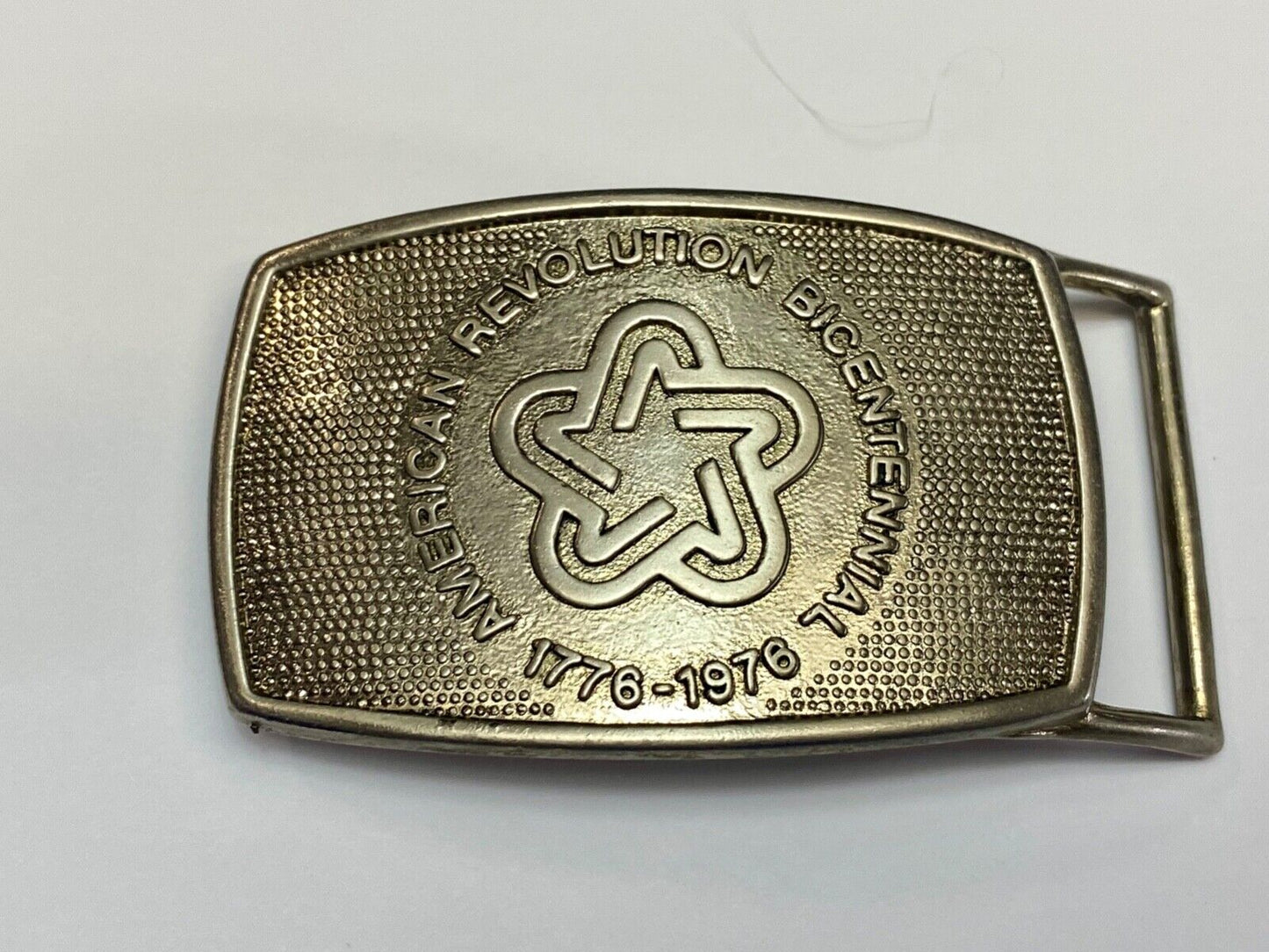 American Revolution Bicentennial Celebration Patriotic USA belt buckle by Lee Ny