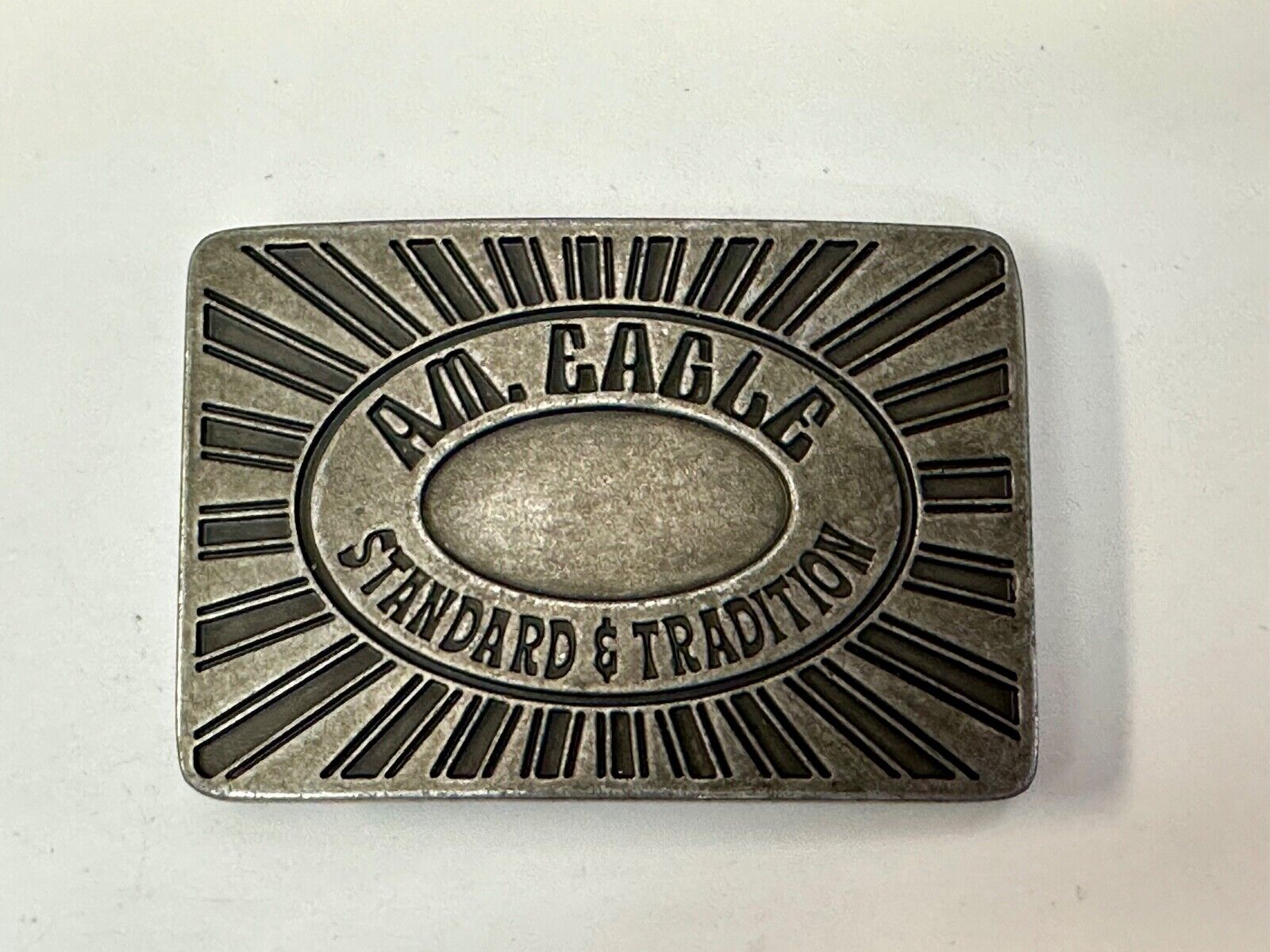 AM EAGLE STANDARD AND TRADITION BELT BUCKLE