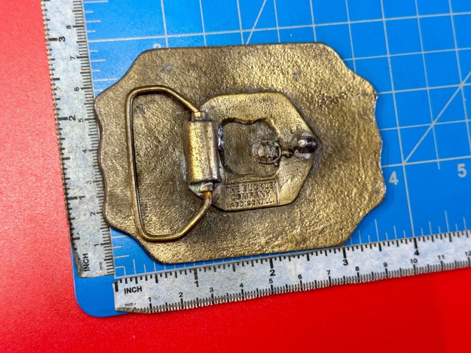 America’s Heroes FIRE DEPARTMENT Lincoln Dupon Vintage belt buckle - Buckle Co