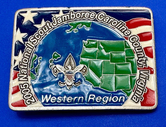 2005 BSA National Scout Jamboree Caroline County of Virginia Limited Belt Buckle