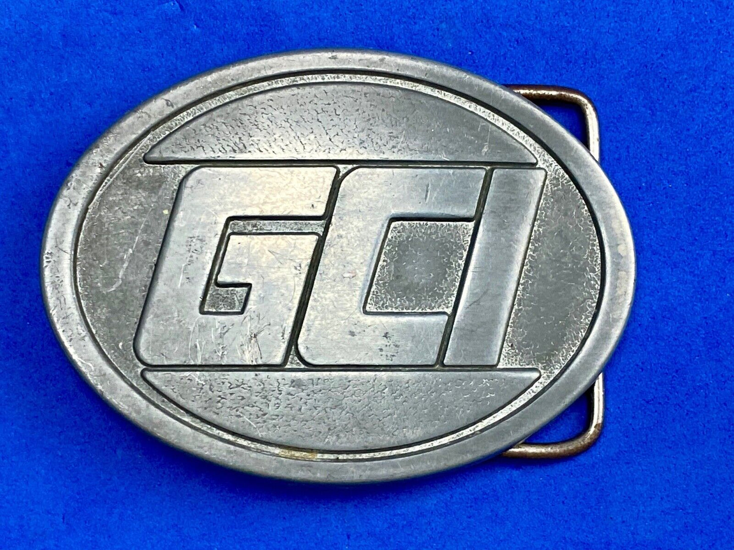 Vintage General Communication Inc.  GCI - promotional belt buckle 