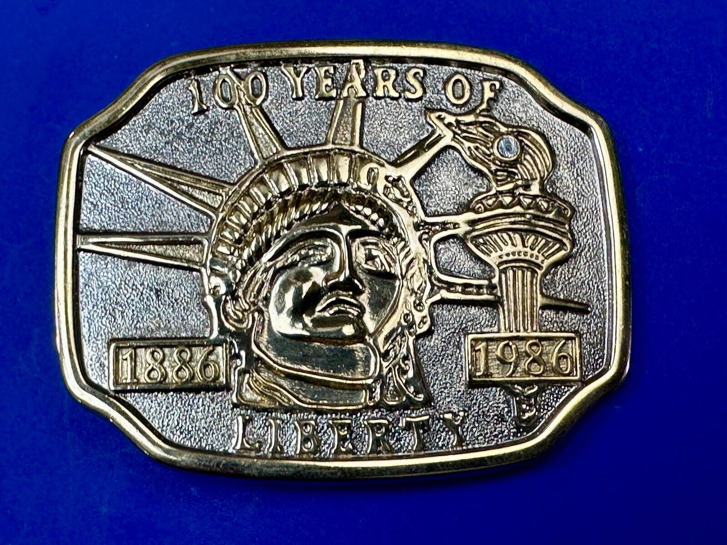 100 years of The Statue of Liberty New York City Commemorative  belt buckle