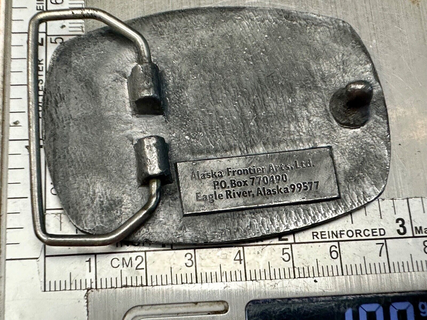 Alaska, The Great Land - Commemorative AK Frontier Arts belt buckle