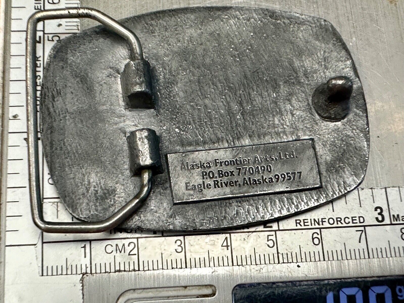 Alaska, The Great Land - Commemorative AK Frontier Arts belt buckle
