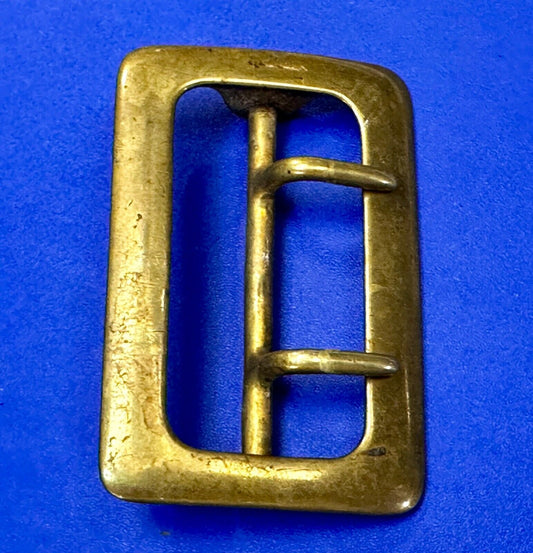 Antique Double Prong Center Bar Gold Tone Hippy Vibe Replacement Belt Buckle