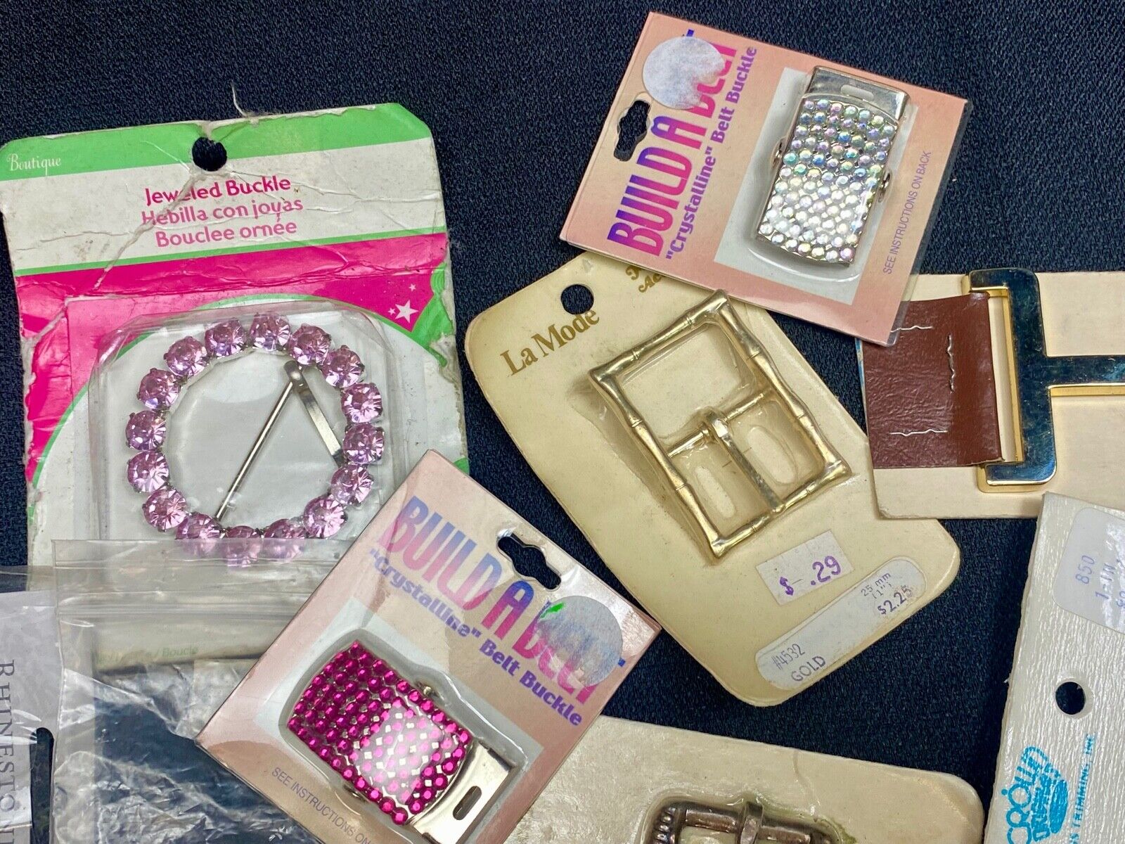 NOS Vintage TO RETRO Belt buckles scarf slides -  Lot, Grab Bag - Resale Gifts!