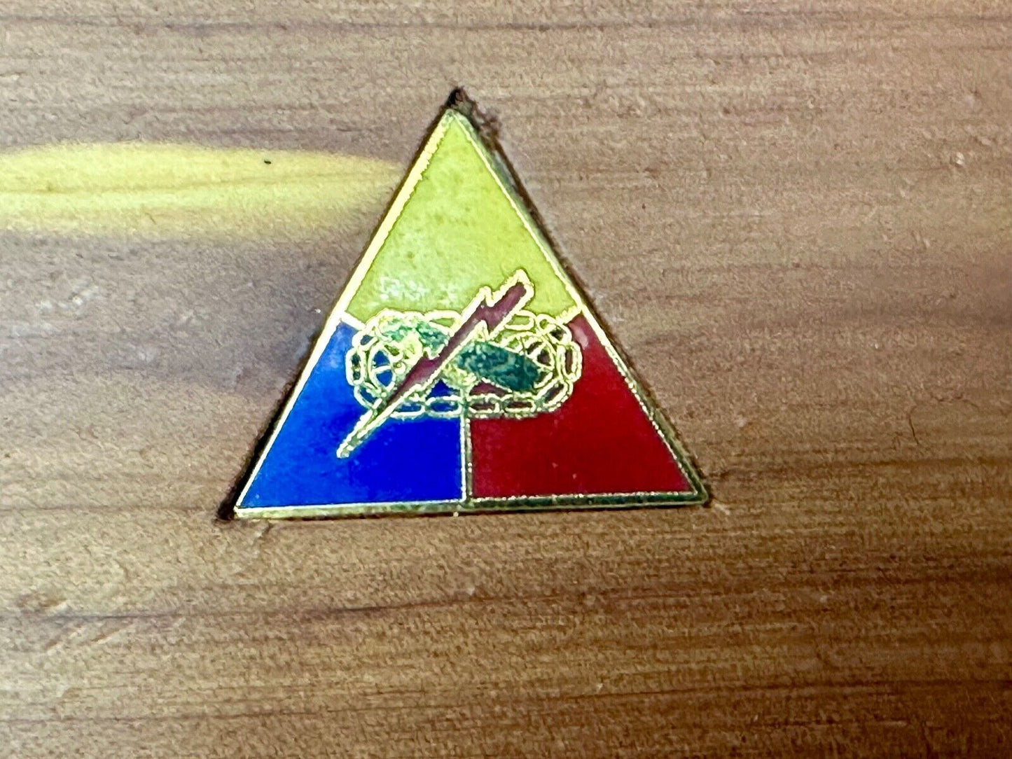 Two pins Patton Museum Fort Knox KY Artisan Inlaid project to wooden Belt Buckle