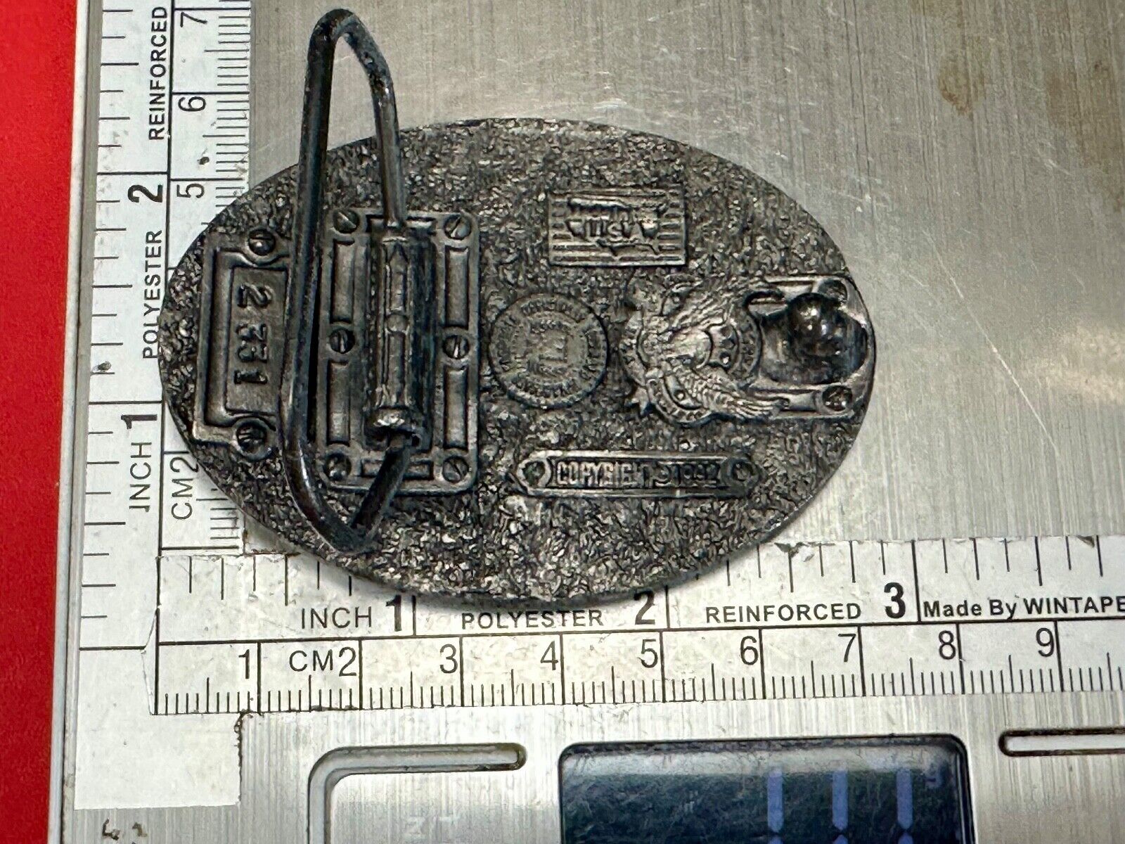 University of Louisville Cardinals Vintage 1992 Great American belt buckle Co.