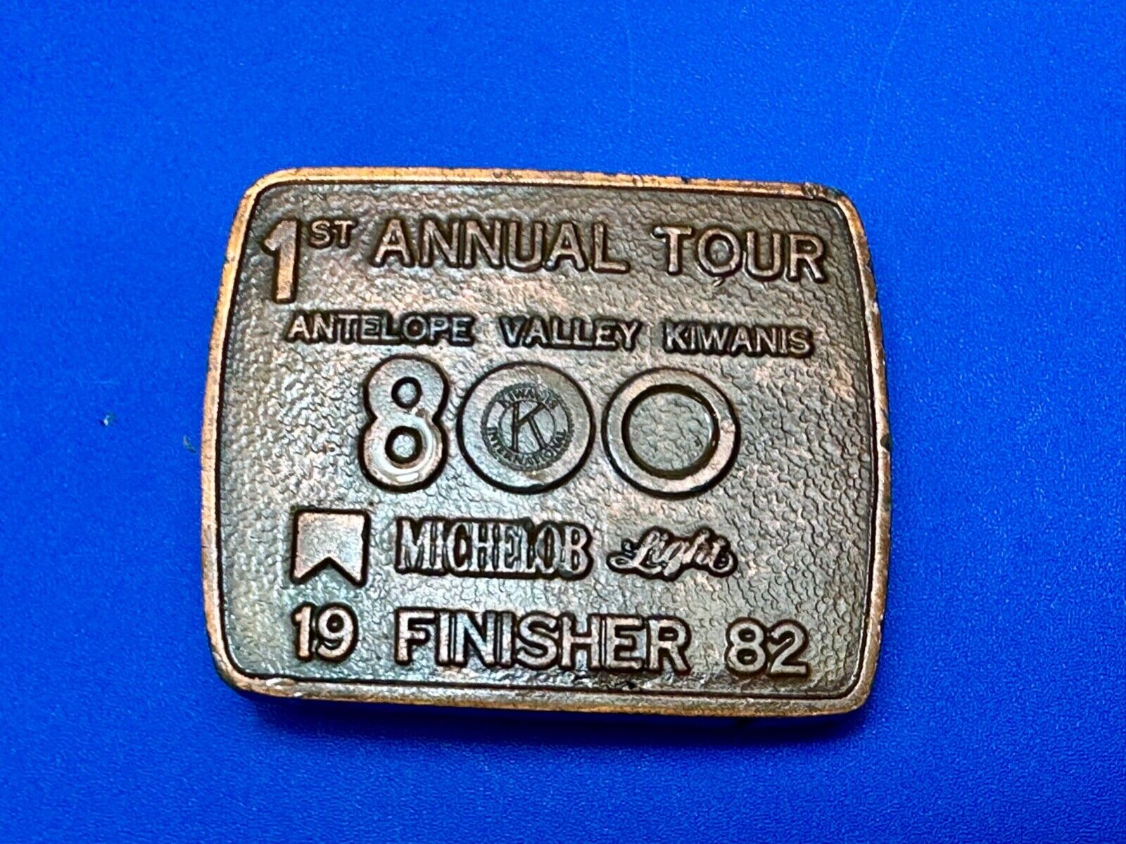 Antelope Valley 800 Kiwanis Finisher Belt Buckle 1st Annual Tour