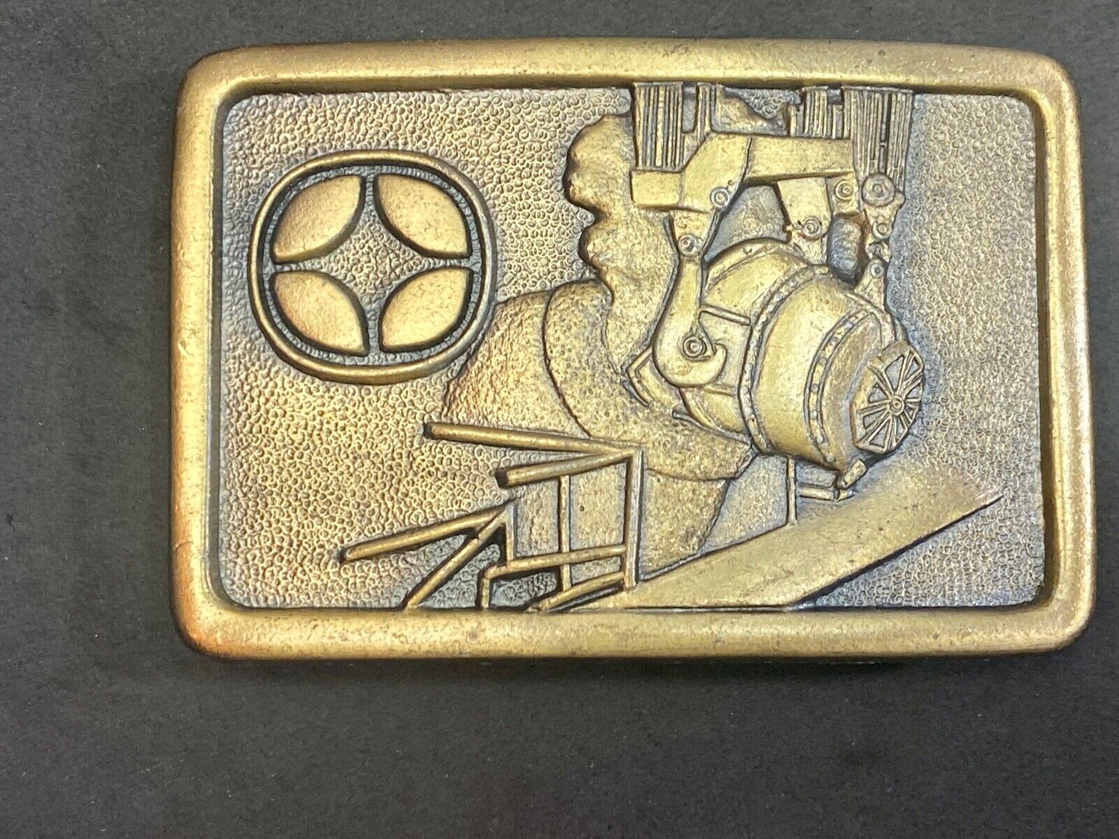 Vintage Mining Equipment - Inland Topps Diner  Semco Belt Buckle 