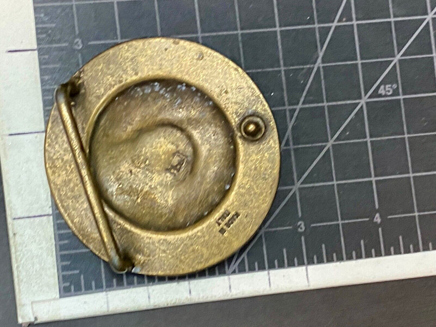 Very Rare!    VIntage RIBEL, Made in Italy belt buckle 