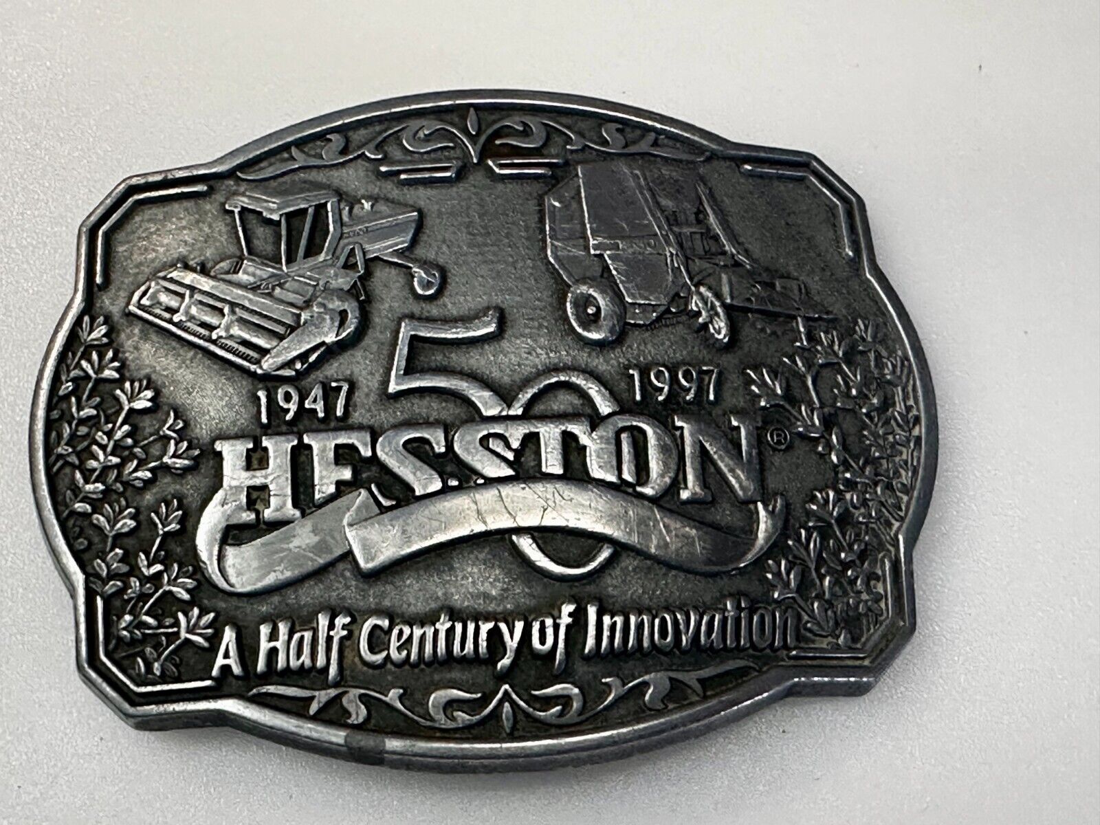 1997 NFR Half Century Of Innovation National Finals Rodeo 50 year Belt Buckle