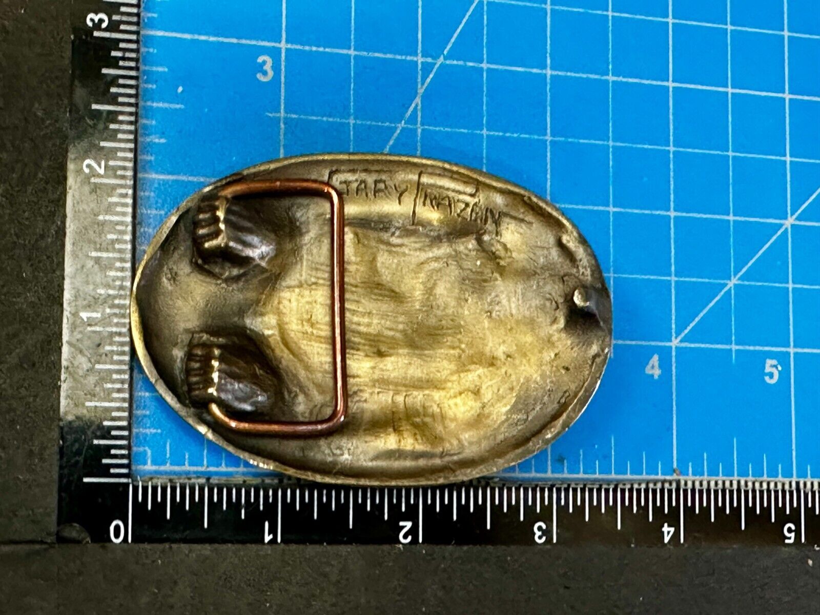 Andalex Wildcat Loadout Gold Tone Belt Buckle by Gary Phrazen