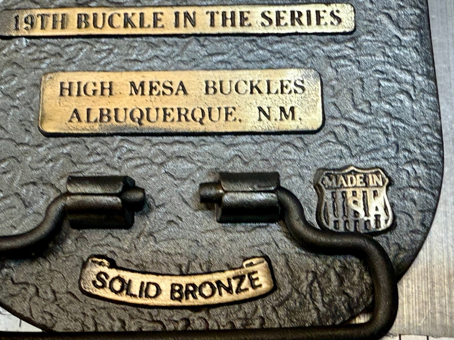 Bishop California Mule Days Memorial Day Weekend 1995 Commemorative Belt Buckle