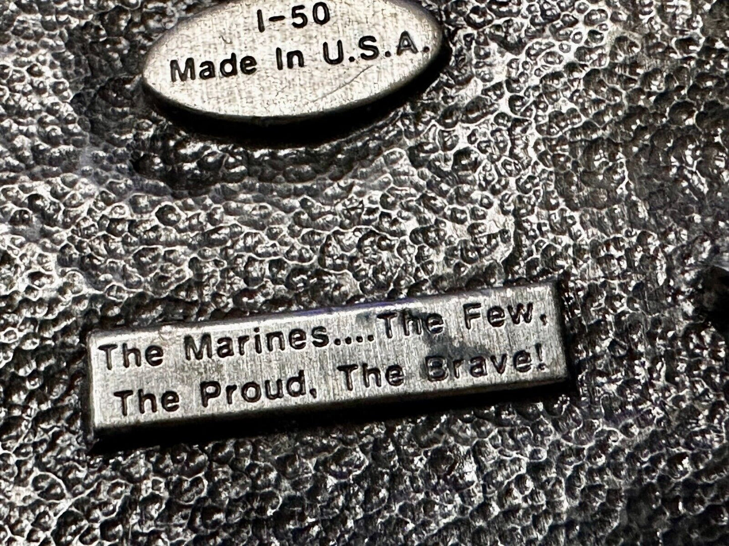 United States Marines Patriotic I-50 The Few Proud American Military Belt Buckle