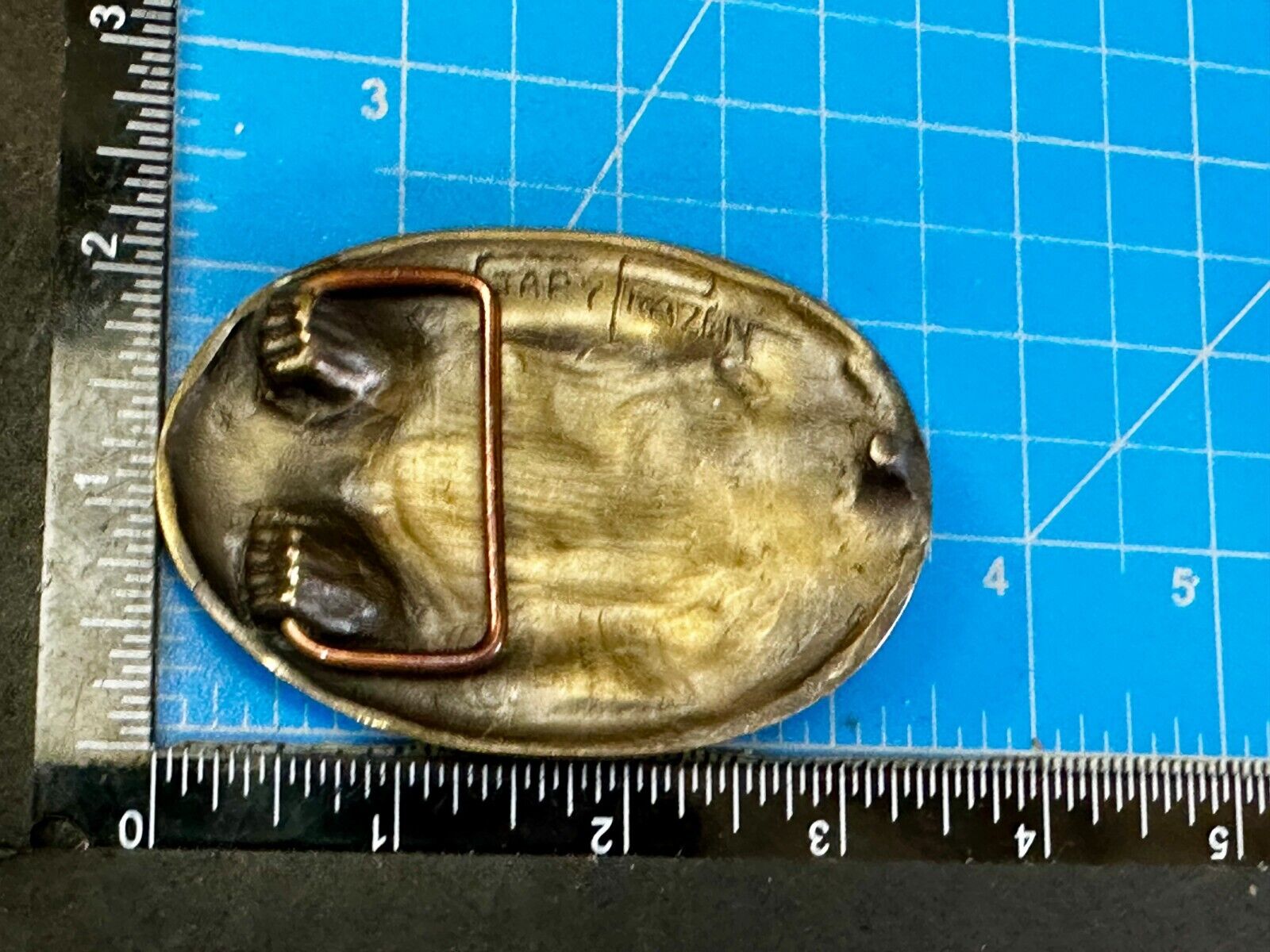 Andalex Wildcat Loadout Gold Tone Belt Buckle by Gary Phrazen