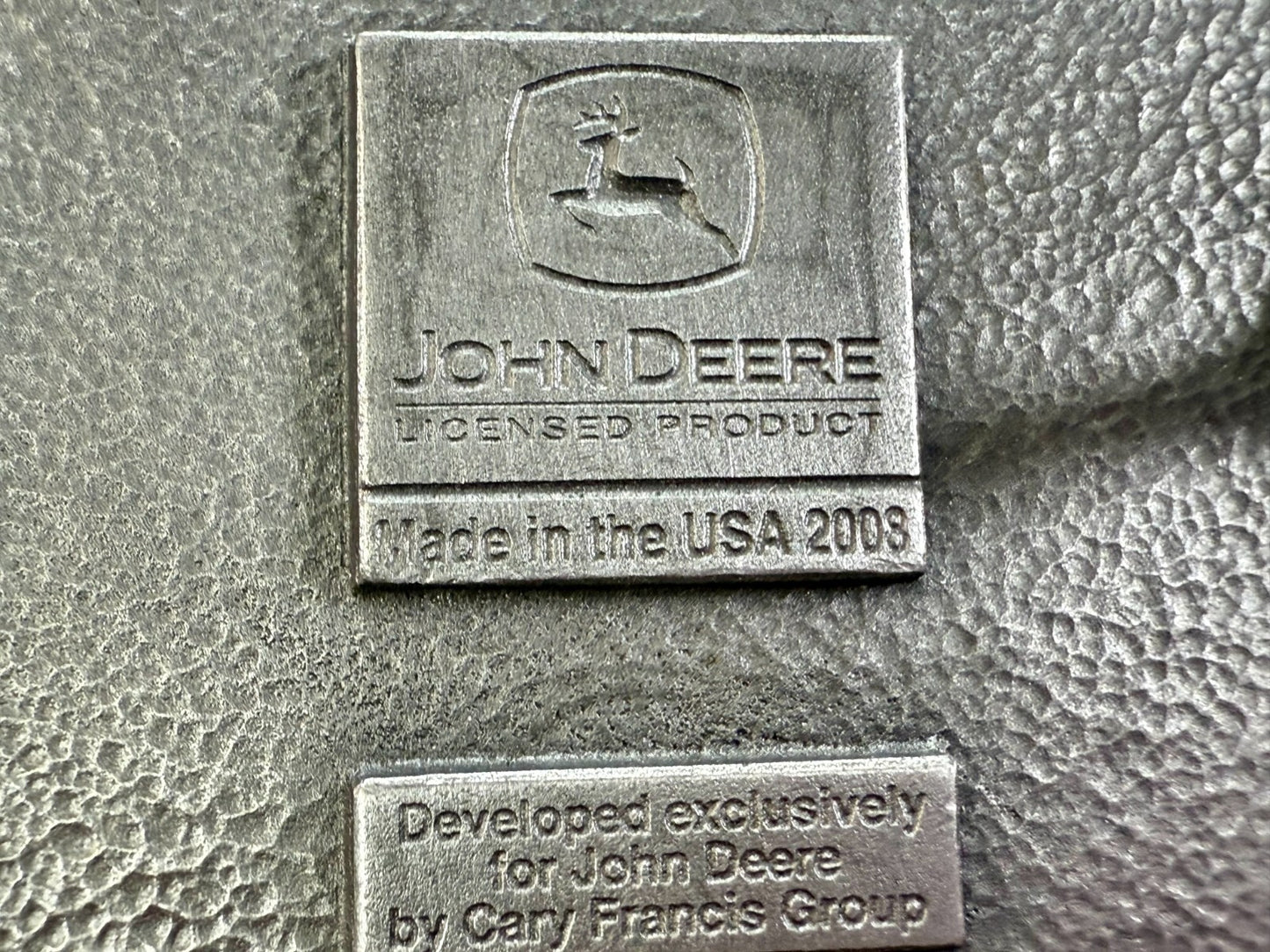 Vintage John Deere Days 2008 Nothing Runs like A Deere Farming Belt Buckle
