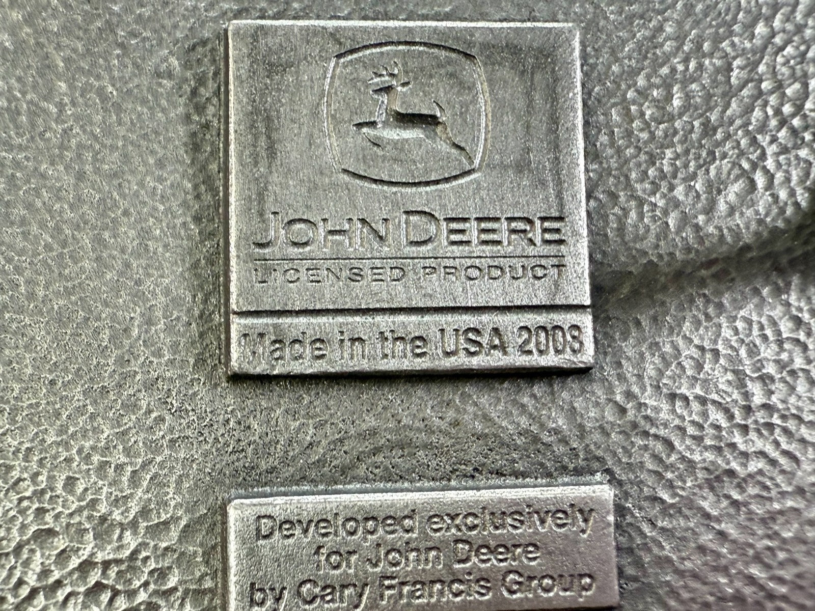 Vintage John Deere Days 2008 Nothing Runs like A Deere Farming Belt Buckle