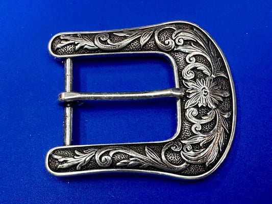 Ariat - Western flower swirl design ranger style replacement belt buckle