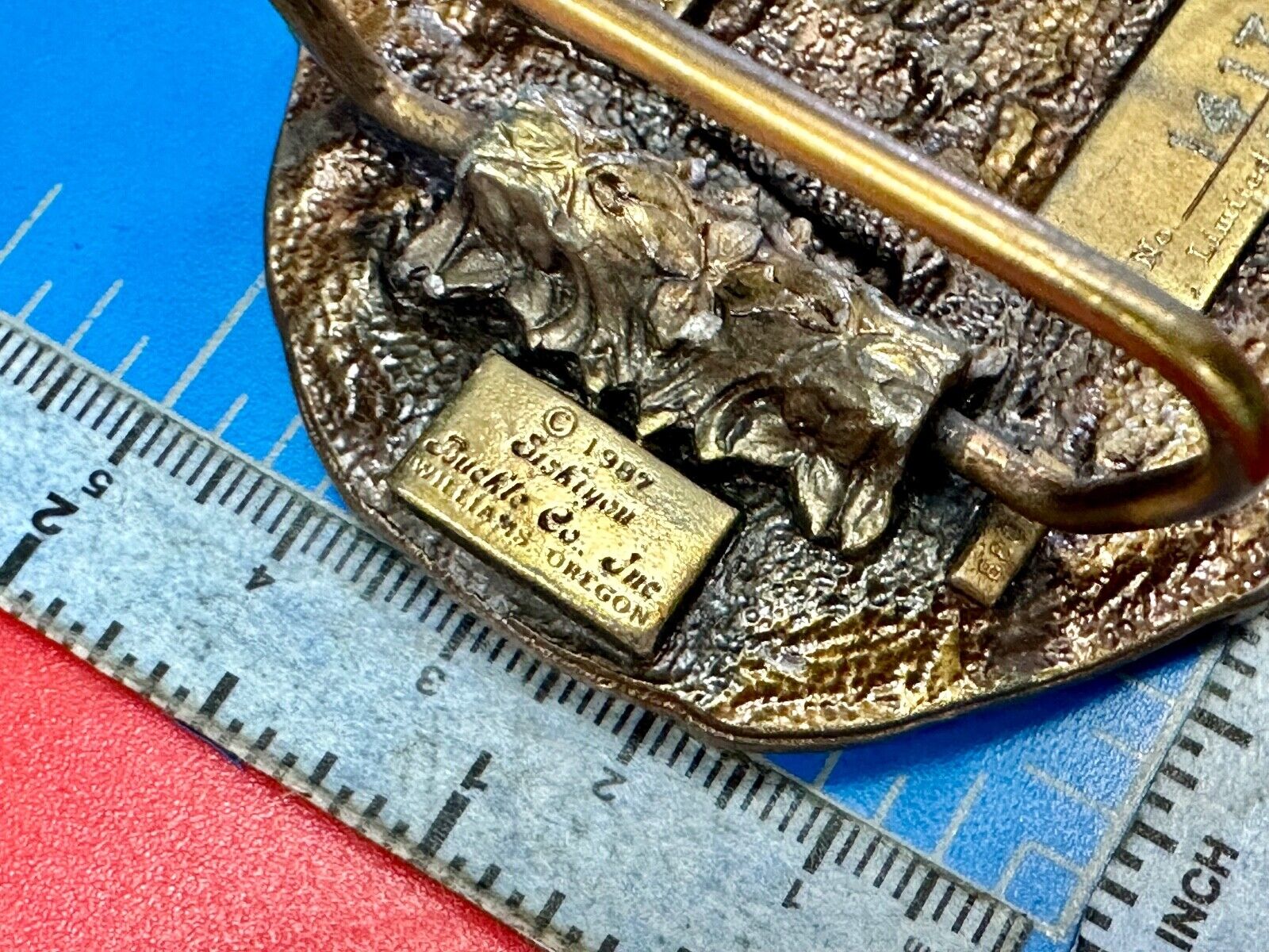 TISCO 52 years commemorative belt buckle  Tractor Implement Supply