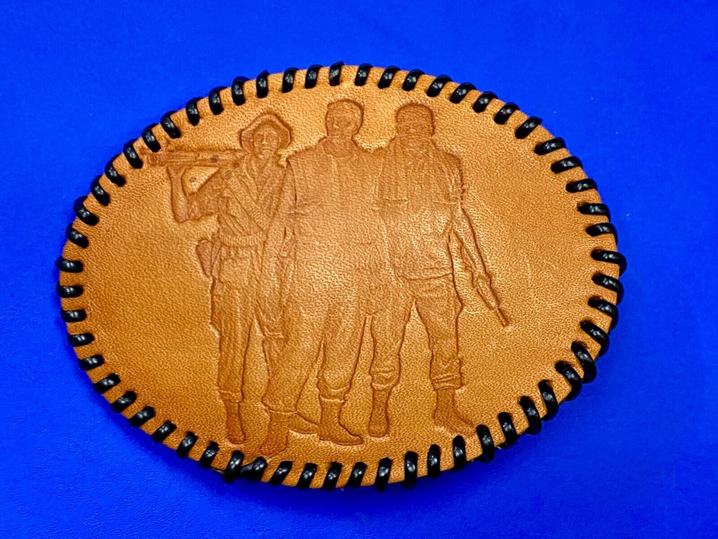Vietnam Veterans War Memorial  Leather QUALITY large Western Natural Belt Buckle