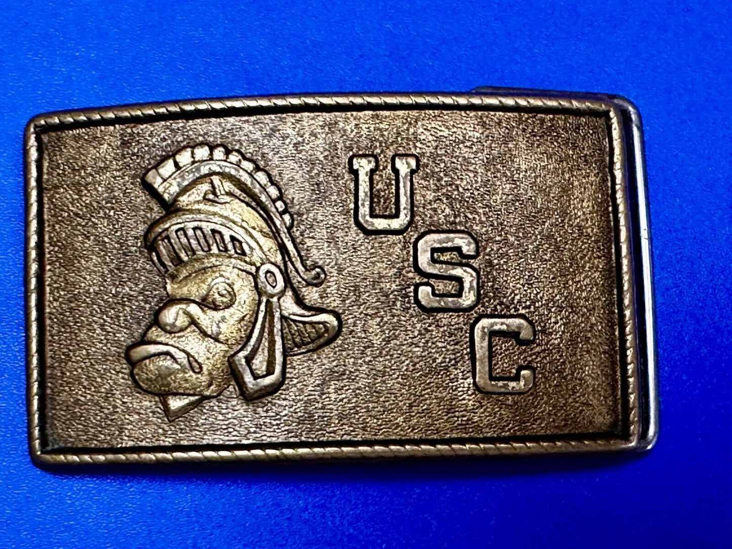 USC University Of Southern California Trojans Football Sports VTG Belt Buckle