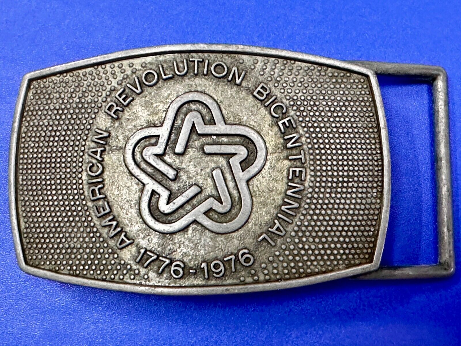 American Revolution Bicentennial Commemorative Belt Buckle by Lee.Co.Ny.Ny