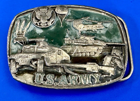 US United States Army No greater Honor than serving 91 Commemorative belt buckle
