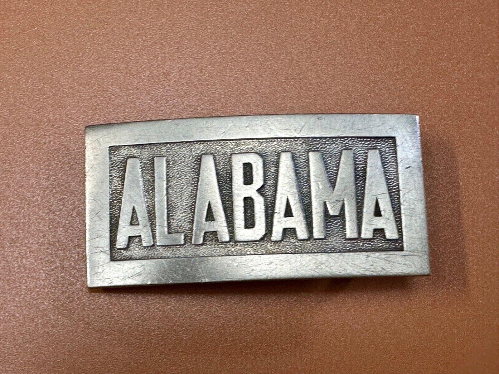 Alabama State - Antique uniform style formal dress belt buckle