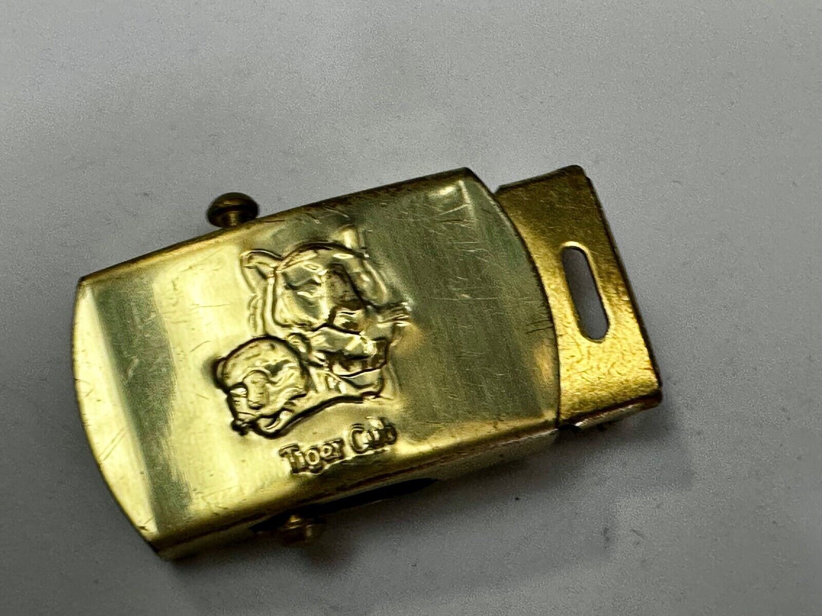 Tiger Cub Scout Replacement Solid Brass USA made Uniform Belt Buckle