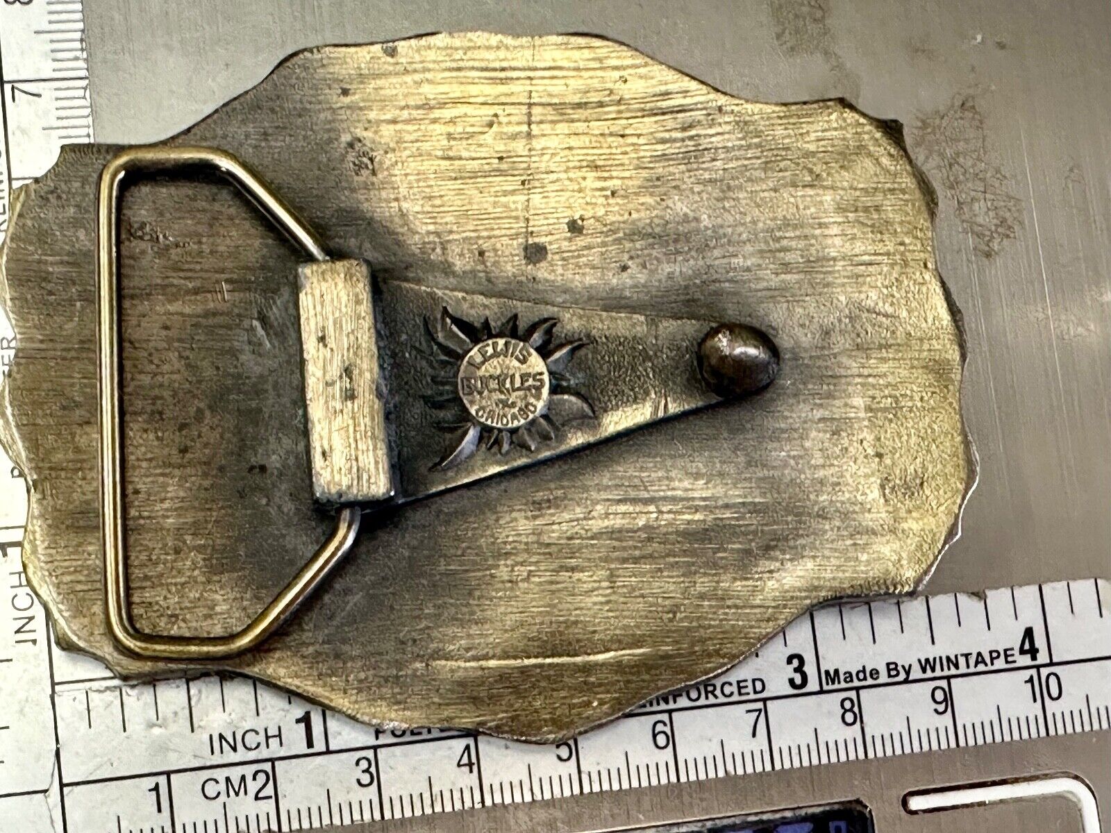 Two Coins Spirit of 76, Liberty Bell Patriotic America Vintage Lewis Belt buckle
