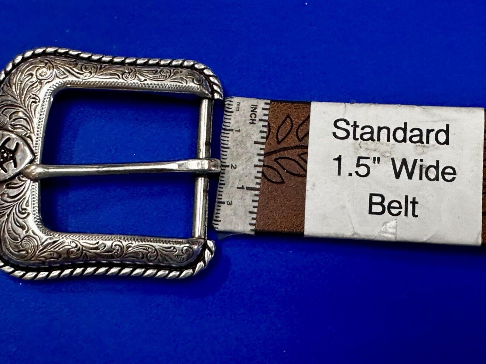 ARIAT Silver Belt Buckle A2108 Ranger Style Replacement Western Belt Buckle