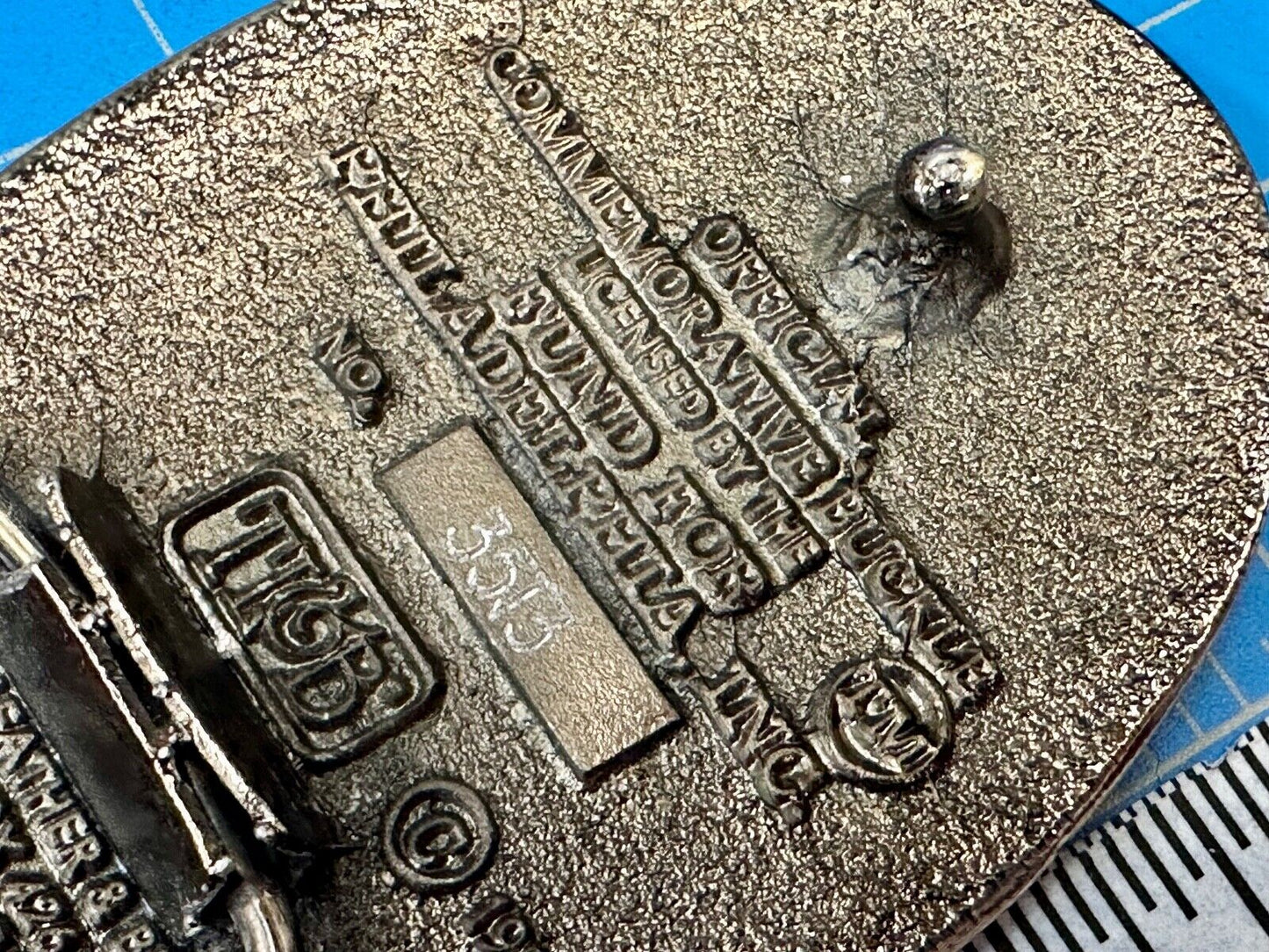 USA 200 year Celebration of the constitution Patriotic Liberty bell belt buckle
