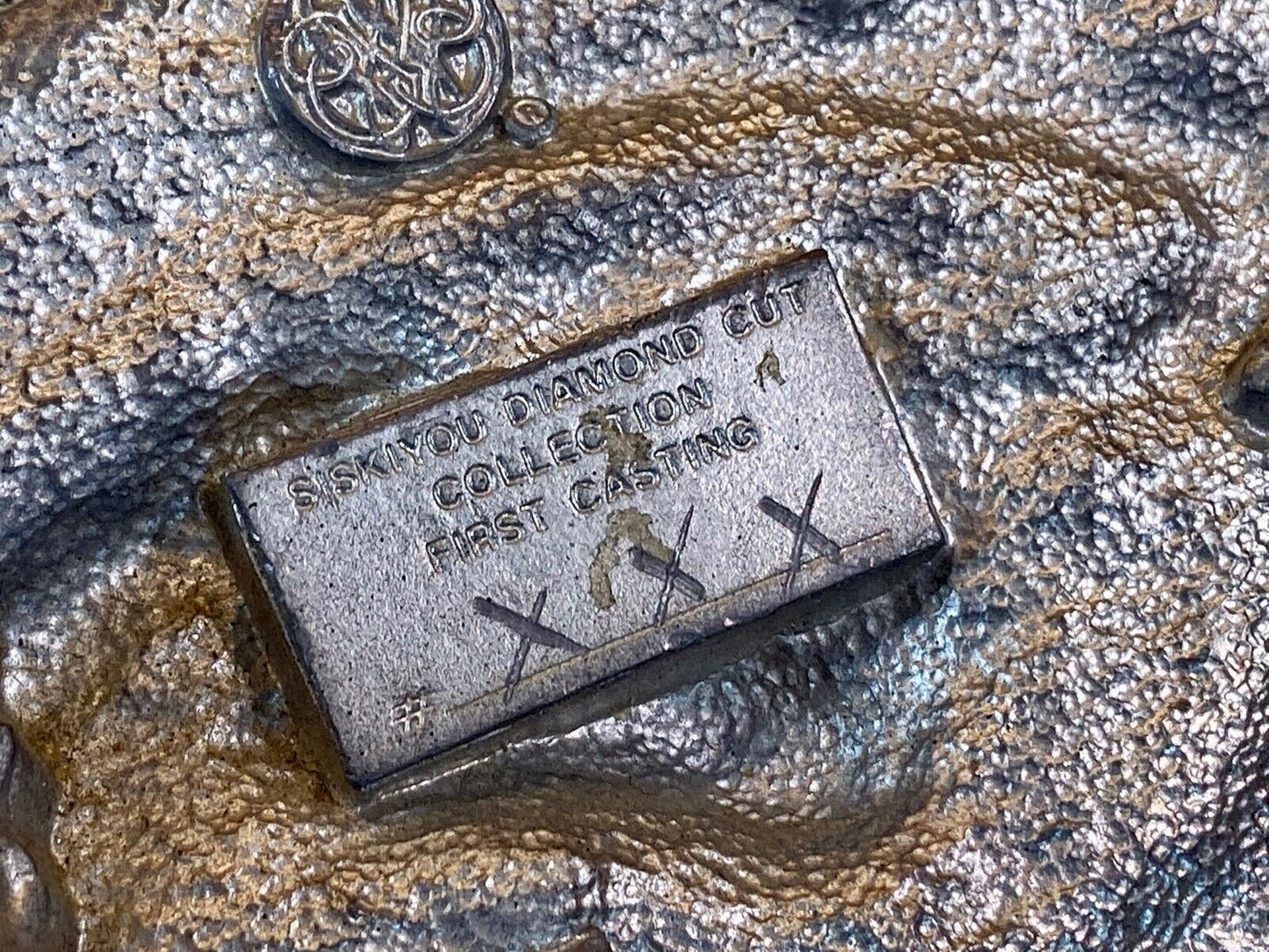 Vintage 1980'S Sw-1 Siskiyou Belt Buckle - Tribute To The Horse 