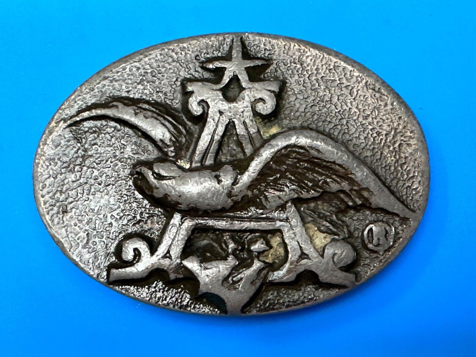 ANHEUSER BUSCH Eagle Vintage Beer Collectors Brewery Company Emblem Belt Buckle