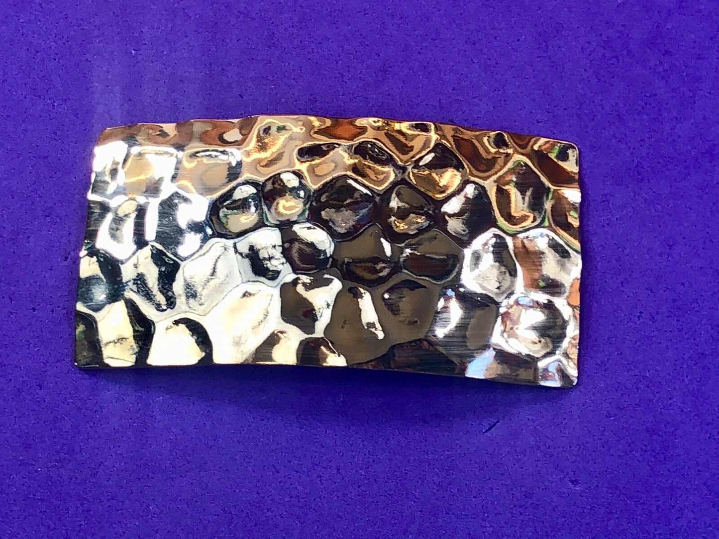 Vintage Gold tone Scarf Clip Belt Tie Slide Buckle 