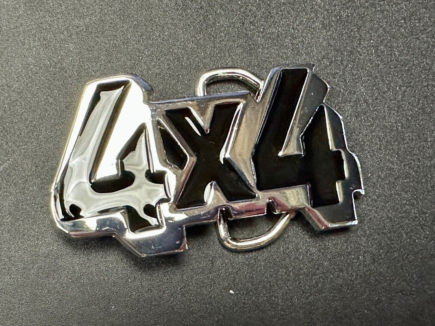 4x4 Four By Truck Drive Gear block letters jeep pickup cutout belt buckle