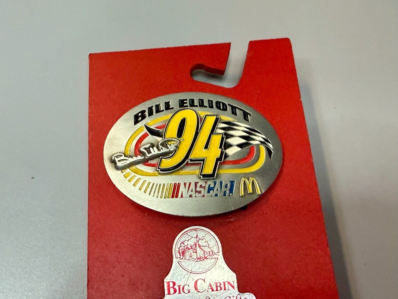 Bill Elliott 94 Car Racer NASCAR McDonald's Collectible Licensed Belt Buckle