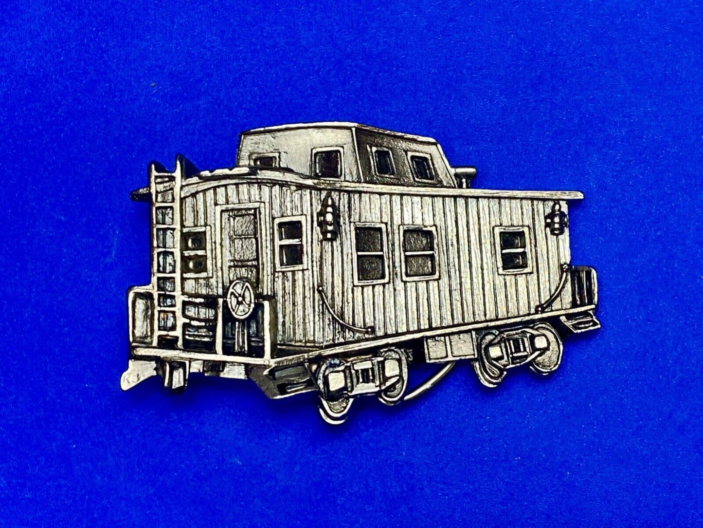 1979 caboose RR Rail Road Train Car cut out - The Great American belt buckle Co