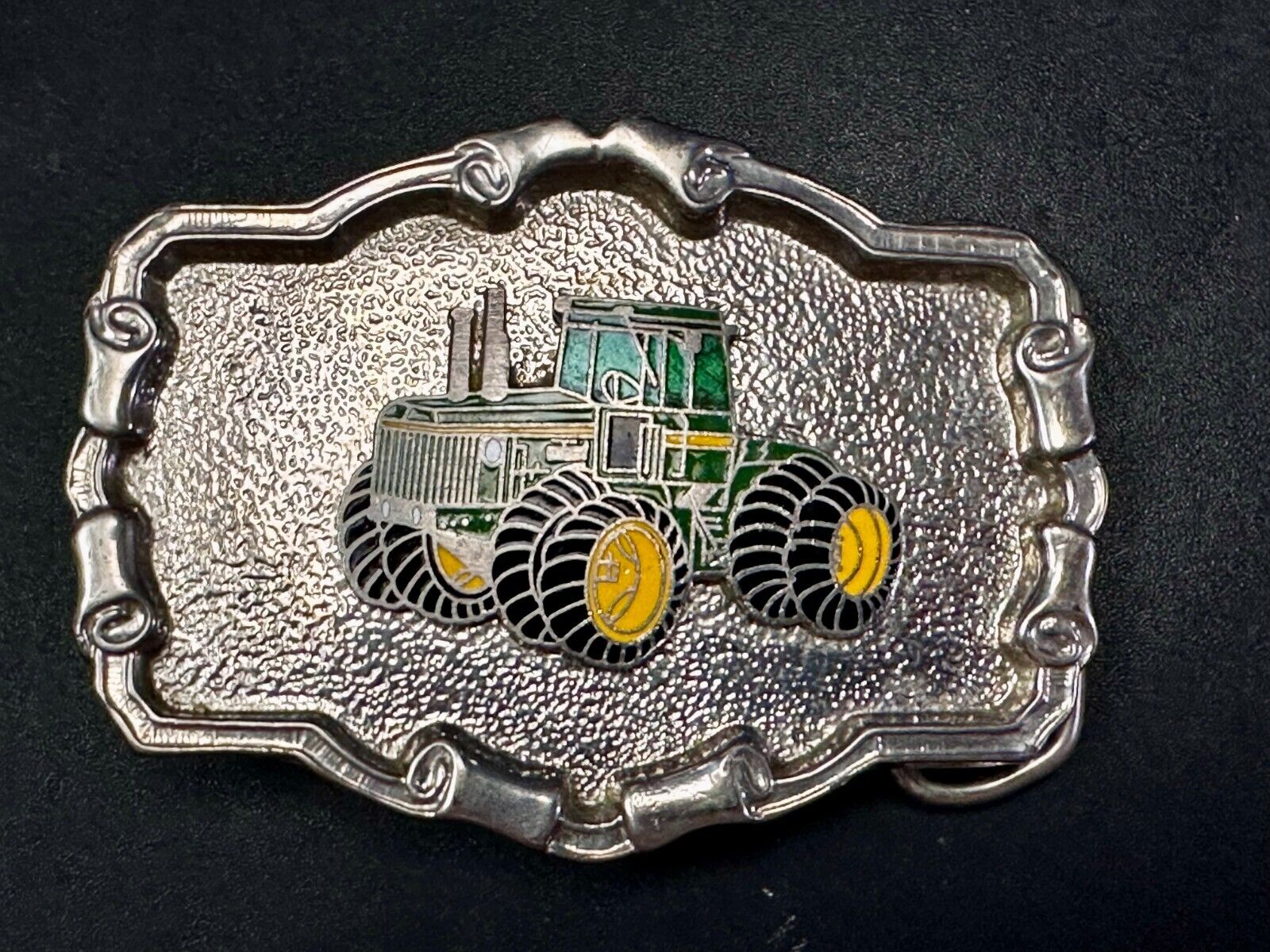 Tractor Agricultural Farm Equipment Arroyo Grande Farmers Vintage W Belt Buckle