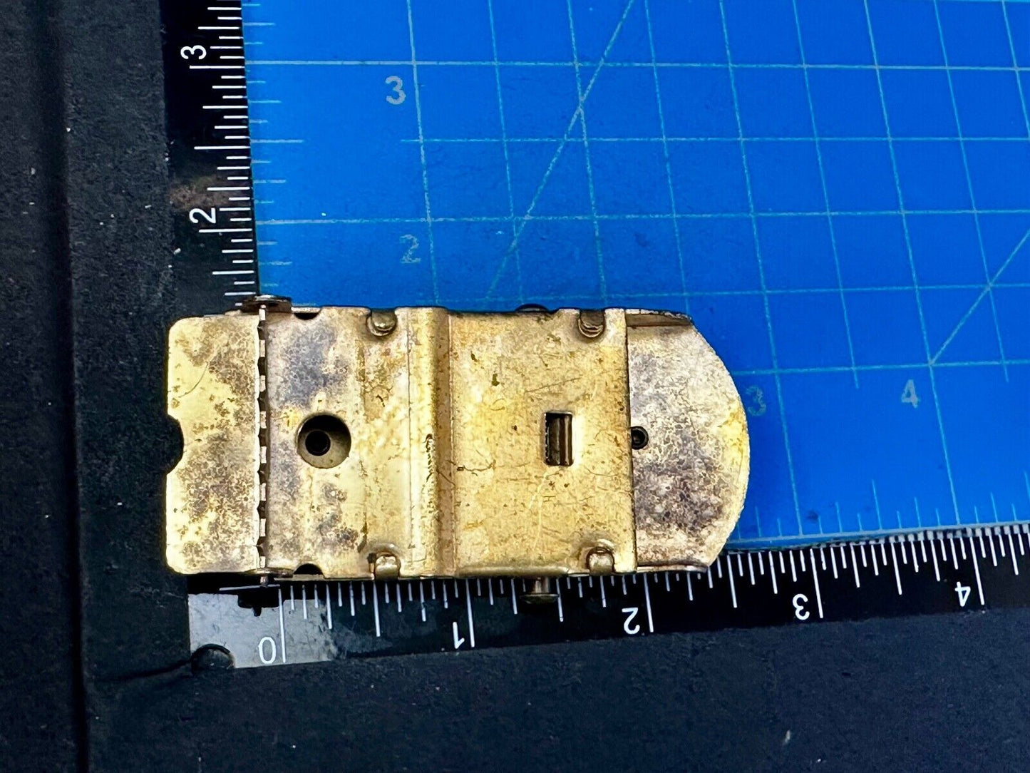 US Navy Air Warfare Specialist Military Silver Brass Tone Vintage Belt Buckle