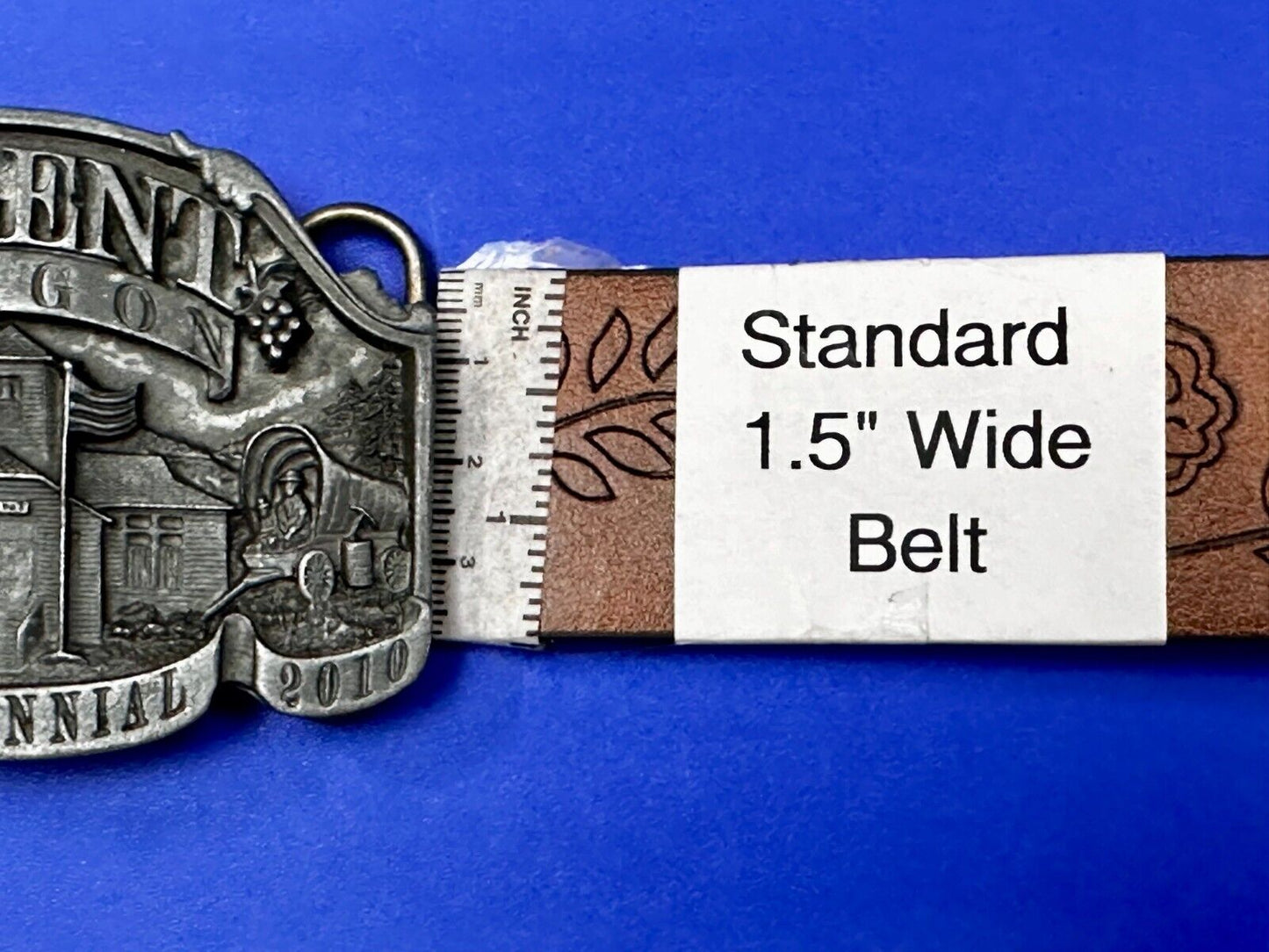 Talent Oregon Centennial Celebration 1910-2010 Commemorative Belt Buckle