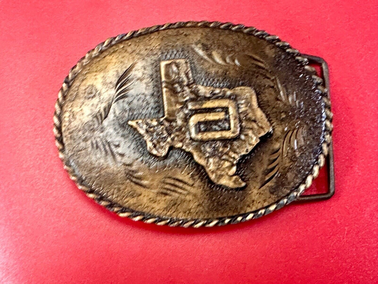 Abbott Laboratories Austin Texas Hospital Products Division 1980's belt buckle