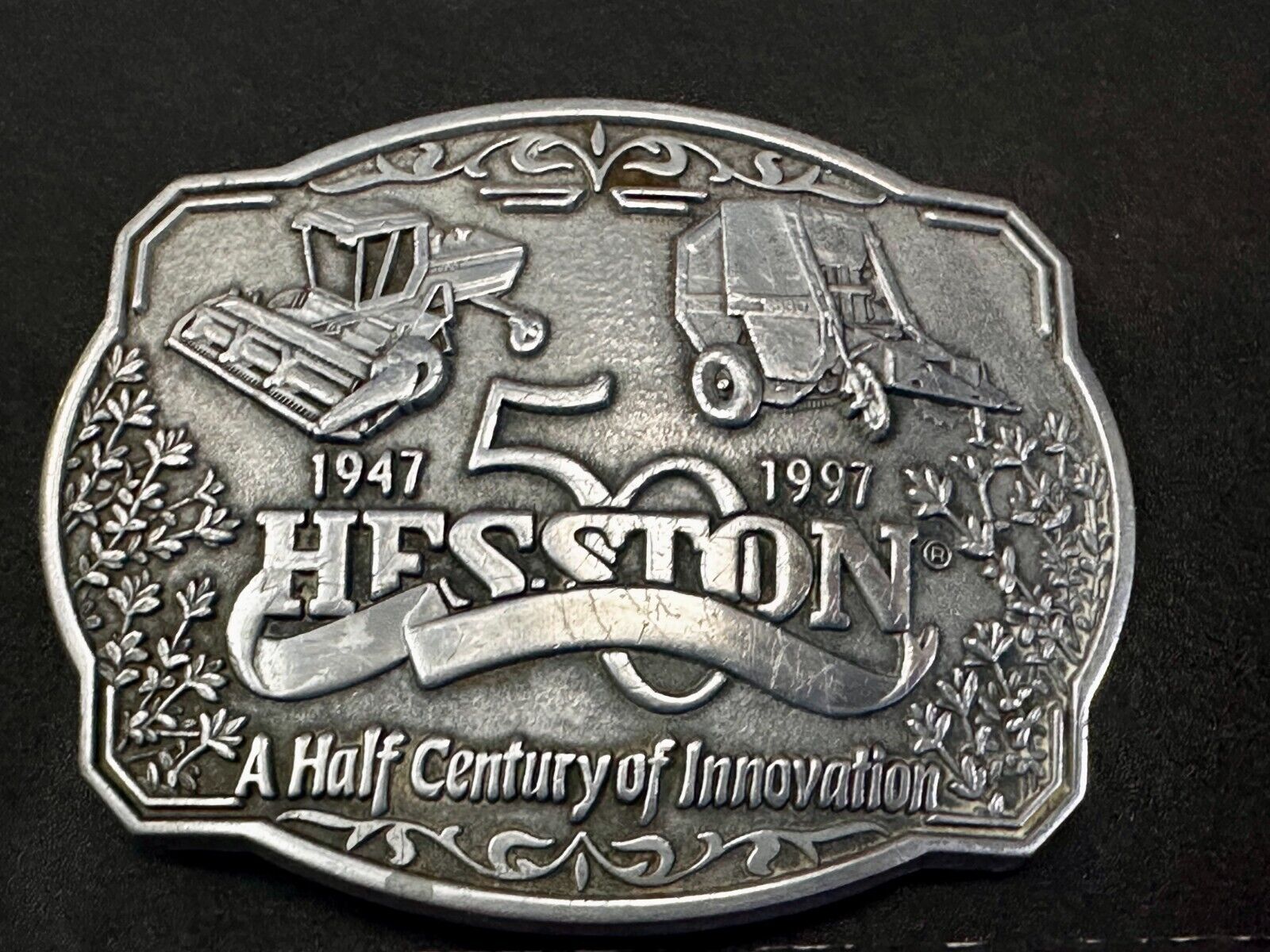 1997 NFR Half Century Of Innovation National Finals Rodeo 50 year Belt Buckle