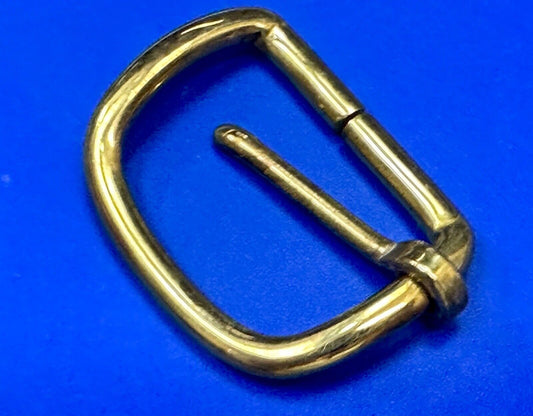 Vintage curved rectangle replacement belt buckle marked W