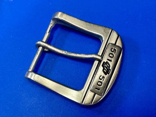 501 - 501 marked silver color replacement Vintage Belt Buckle