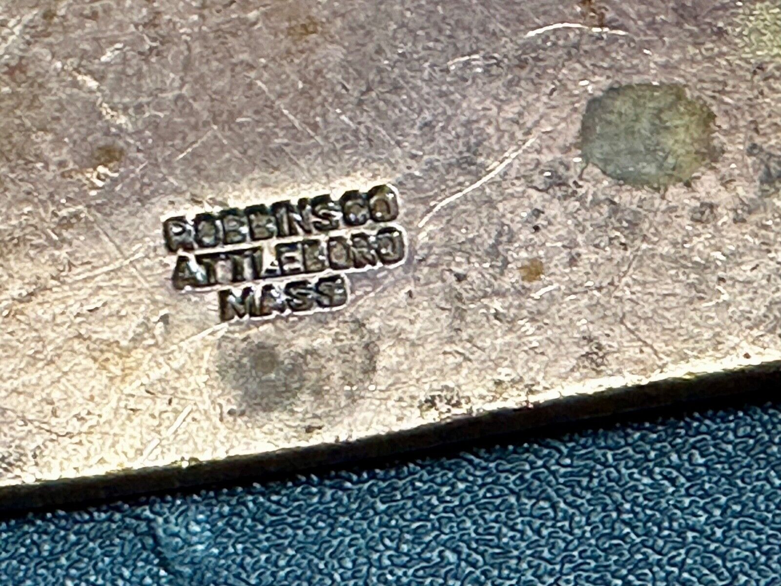 Ames School University Antique Robbins Co Attleboro Mass Belt Buckle