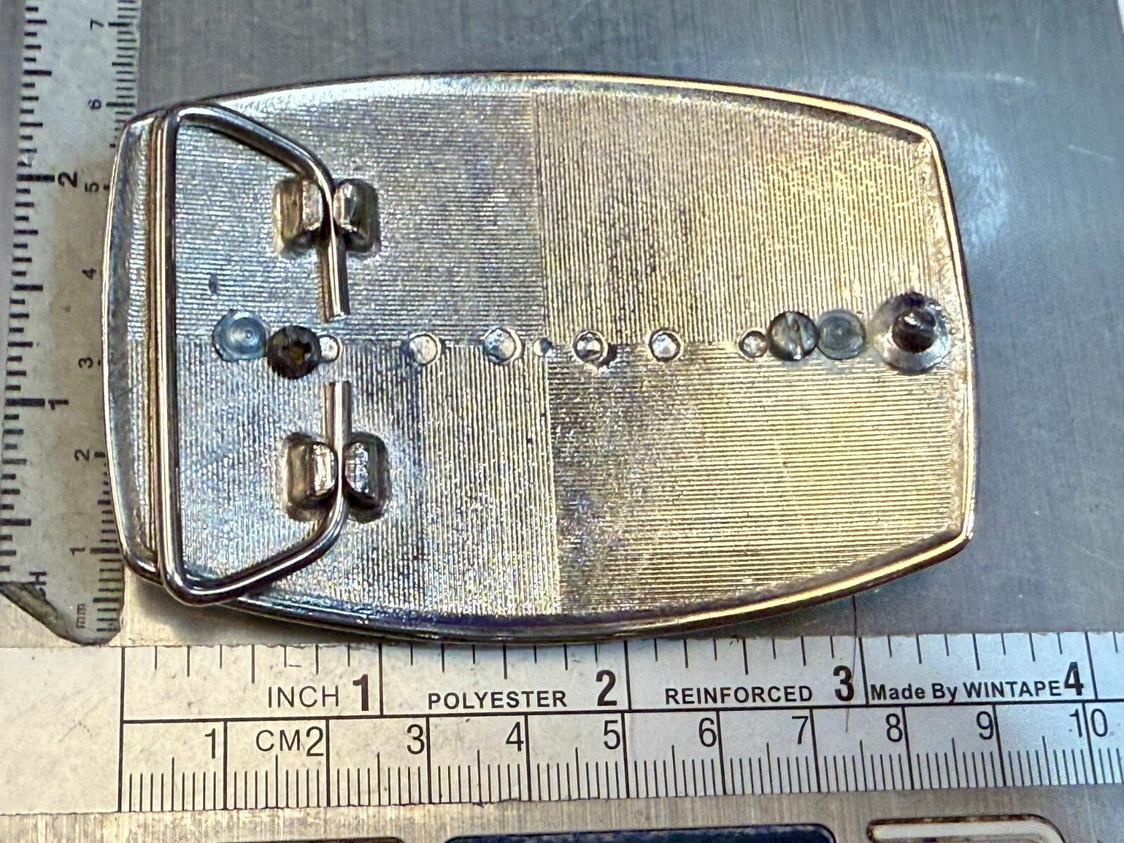 Vietnam Vet In Recovery Patriotic American Usa Gold Tone Belt Buckle