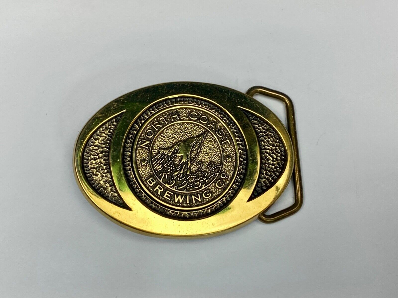 Beer Brewery Collectable North Coast Brewing Company Solid Brass Bts Belt Buckle